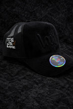 Load image into Gallery viewer, BLACK &amp; BLACK LOUD VELVET HAT
