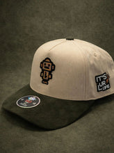 Load image into Gallery viewer, OLIVE SUEDE BRIM ROBOT HAT
