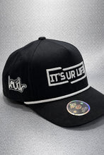 Load image into Gallery viewer, 5 PANEL BLACK ROPE HAT
