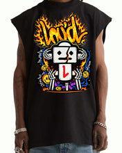 Load image into Gallery viewer, LOUDFIRE BLACK MUSCLE TEE
