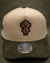 Load image into Gallery viewer, OLIVE SUEDE BRIM ROBOT HAT

