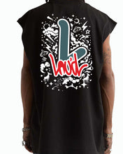 Load image into Gallery viewer, HUSTLE MUSCLE OVERSIZE SHIRT BLACK
