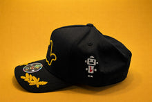 Load image into Gallery viewer, BLACK &amp; YELLOW CAPTAIN HAT
