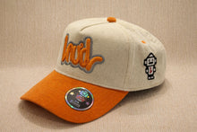 Load image into Gallery viewer, BEIGE ORANGE CORDOROY LOUD HAT
